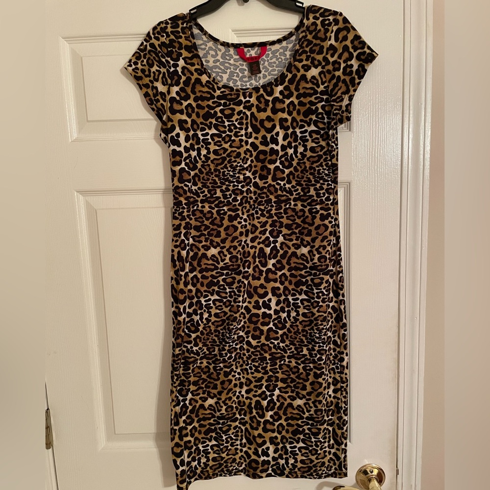 Cheetah Body Con Dress